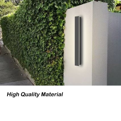 Brilagi - LED lauko sieninis šviestuvas LINEAR LED/12W/230V 4000K IP65 50 cm antracitas CRI 90