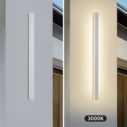 Brilagi - LED lauko sieninis šviestuvas LINEAR LED/22W/230V 3000K IP65 100 cm baltas CRI 90