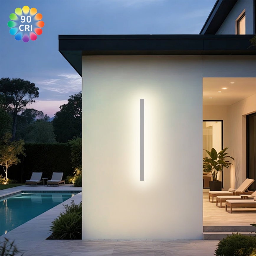 Brilagi - LED lauko sieninis šviestuvas LINEAR LED/22W/230V 3000K IP65 100 cm baltas CRI 90