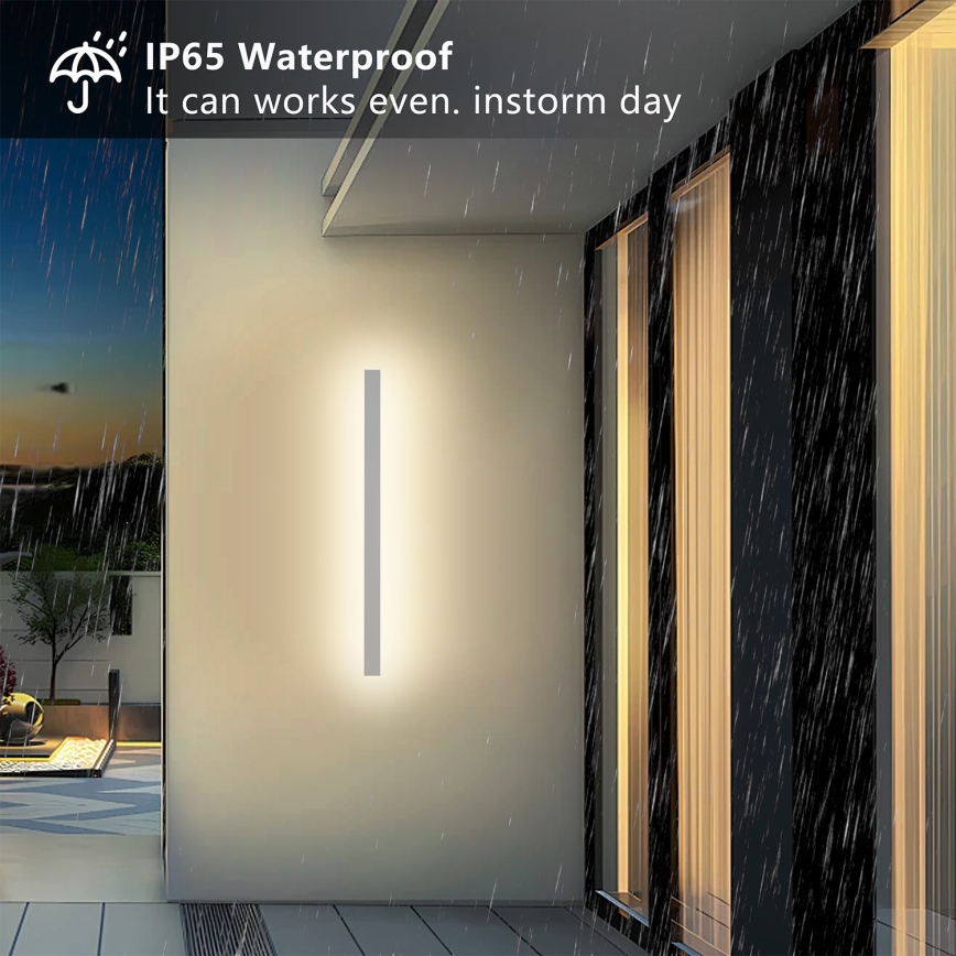 Brilagi - LED lauko sieninis šviestuvas LINEAR LED/22W/230V 3000K IP65 100 cm baltas CRI 90