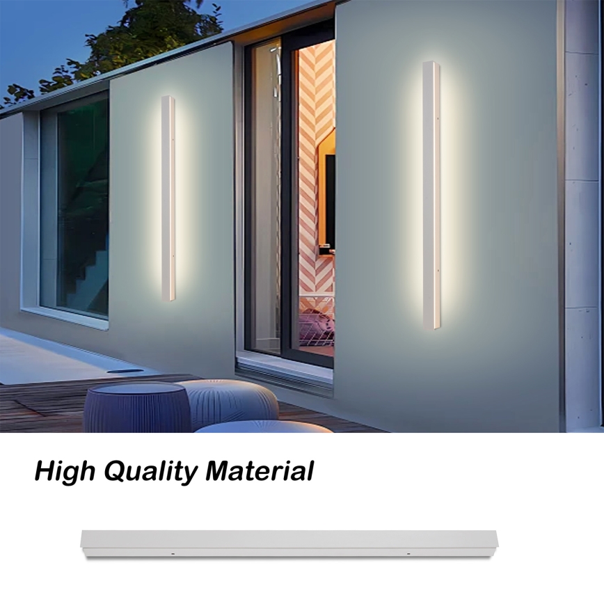 Brilagi - LED lauko sieninis šviestuvas LINEAR LED/22W/230V 3000K IP65 100 cm baltas CRI 90