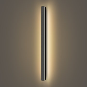 Brilagi - LED lauko sieninis šviestuvas LINEAR LED/22W/230V 3000K IP65 100 cm juoda