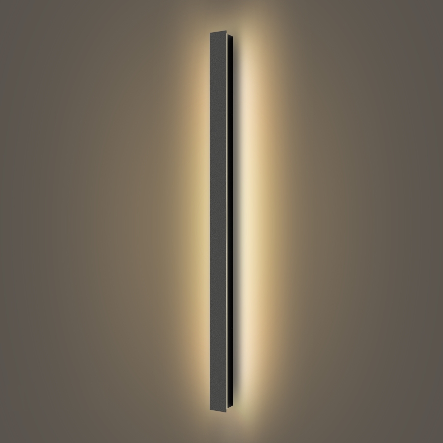 Brilagi - LED lauko sieninis šviestuvas LINEAR LED/22W/230V 3000K IP65 100 cm juoda