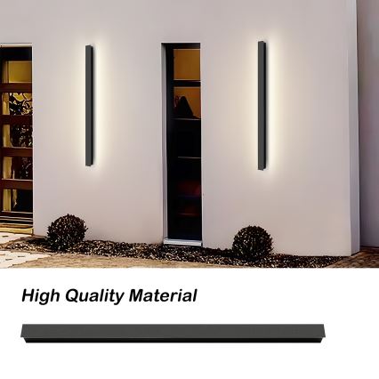 Brilagi - LED lauko sieninis šviestuvas LINEAR LED/22W/230V 3000K IP65 100 cm juoda CRI 90