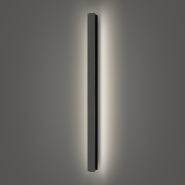 Brilagi - LED lauko sieninis šviestuvas LINEAR LED/22W/230V 4000K IP65 100 cm juodas