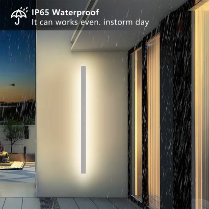 Brilagi - LED lauko sieninis šviestuvas LINEAR LED/32W/230V 3000K IP65 140 cm balta CRI 90