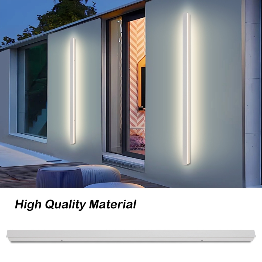 Brilagi - LED lauko sieninis šviestuvas LINEAR LED/32W/230V 3000K IP65 140 cm balta CRI 90