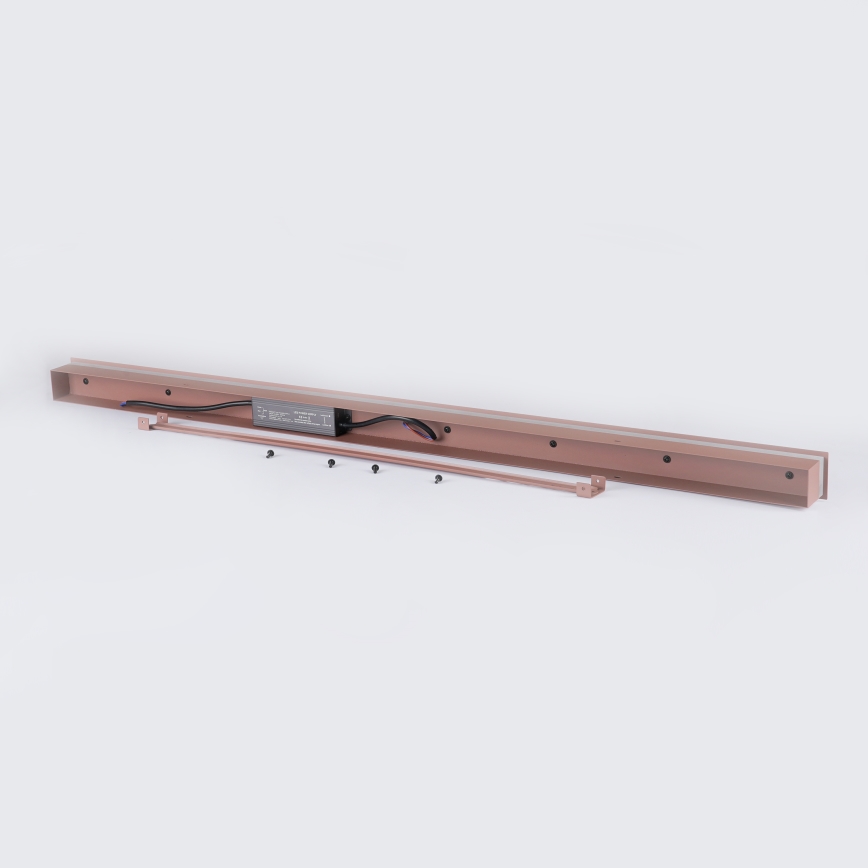 Brilagi - LED lauko sieninis šviestuvas LINEAR LED/32W/230V 3000K IP65 140 cm ruda CRI 90