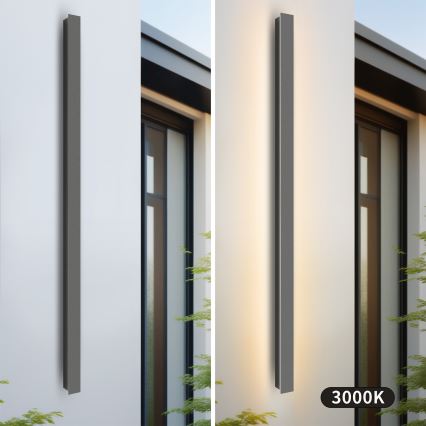 Brilagi - LED lauko sieninis šviestuvas LINEAR LED/32W/230V 3000K IP65 140 cm antracitas CRI 90