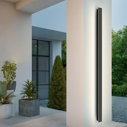 Brilagi - LED lauko sieninis šviestuvas LINEAR LED/32W/230V 3000K IP65 140 cm juoda CRI 90