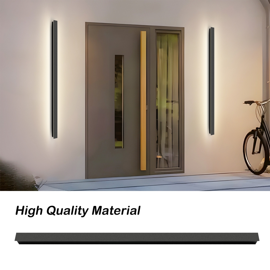 Brilagi - LED lauko sieninis šviestuvas LINEAR LED/32W/230V 3000K IP65 140 cm juoda CRI 90