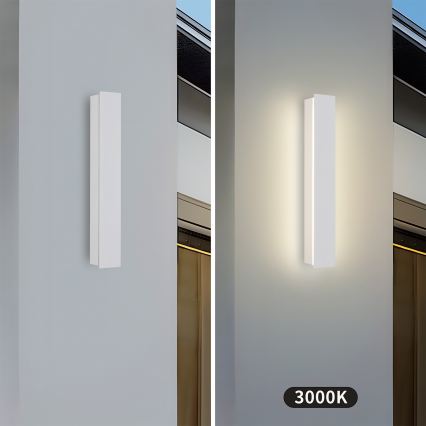 Brilagi - LED lauko sieninis šviestuvas LINEAR LED/8W/230V 3000K IP65 30 cm baltas CRI 90