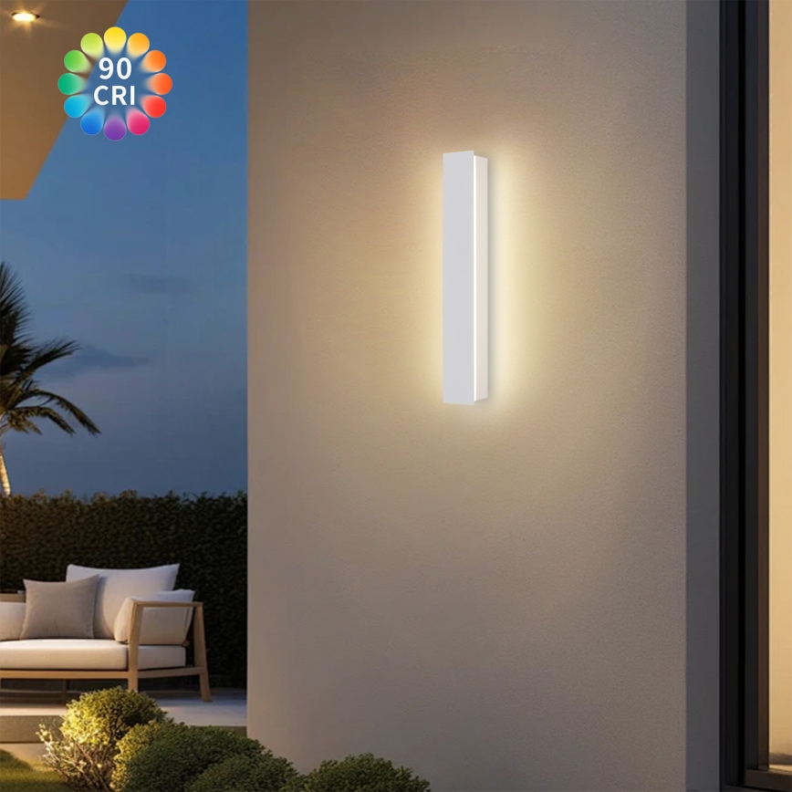 Brilagi - LED lauko sieninis šviestuvas LINEAR LED/8W/230V 3000K IP65 30 cm baltas CRI 90
