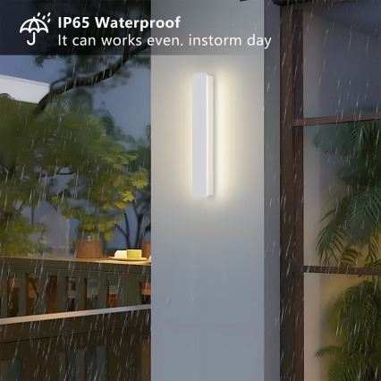 Brilagi - LED lauko sieninis šviestuvas LINEAR LED/8W/230V 3000K IP65 30 cm baltas CRI 90
