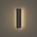 Brilagi - LED Lauko sieninis šviestuvas LINEAR LED/8W/230V 3000K IP65 30 cm juodas