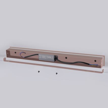 Brilagi - LED lauko sieninis šviestuvas LINEAR LED/8W/230V 3000K IP65 30 cm rudos spalvos CRI 90