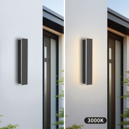 Brilagi - LED lauko sieninis šviestuvas LINEAR LED/8W/230V 3000K IP65 30 cm antracitas CRI 90