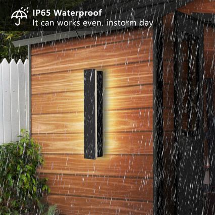 Brilagi - lauko sieninis LED šviestuvas LINEAR LED/8W/230V 3000K IP65 30 cm juodas CRI 90