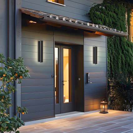 Brilagi - lauko sieninis LED šviestuvas LINEAR LED/8W/230V 3000K IP65 30 cm juodas CRI 90