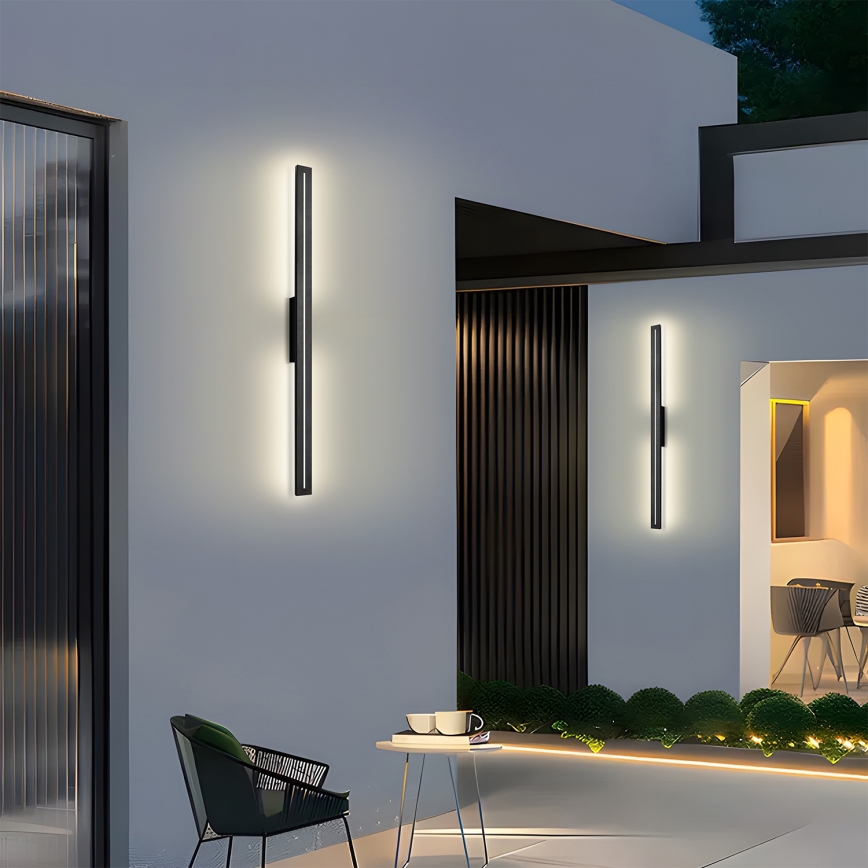 Brilagi - LINEO lauko sieninis LED šviestuvas LED/24W/230V 3000K IP65 100 cm juodas CRI 90