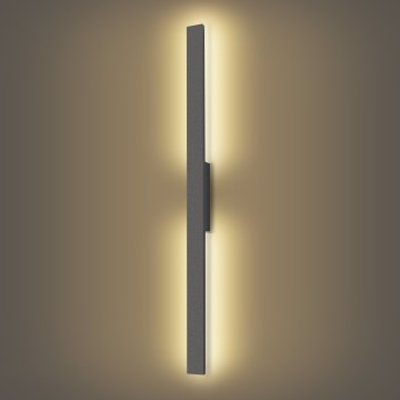 Brilagi - LED lauko sieninis šviestuvas LUNA LED/24W/230V 3000K IP65 100 cm antracitas