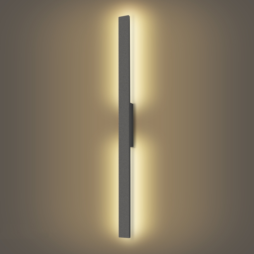 Brilagi - LED lauko sieninis šviestuvas LUNA LED/24W/230V 3000K IP65 100 cm antracitas