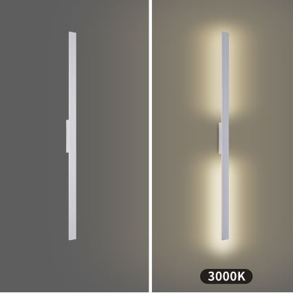 Brilagi - LED Lauko sieninis šviestuvas LUNA LED/24W/230V 3000K IP65 100 cm balta CRI 90