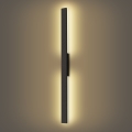 Brilagi - LED lauko sieninis šviestuvas LUNA LED/24W/230V 3000K IP65 100 cm juodas