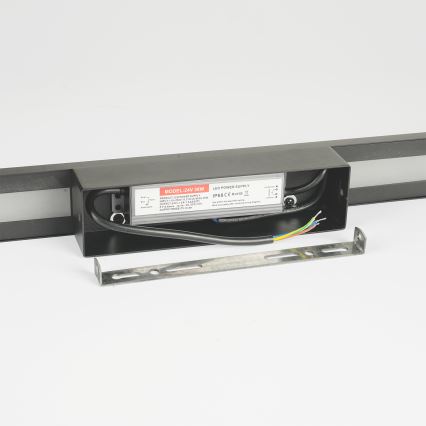 Brilagi - LED lauko sieninis šviestuvas LUNA LED/24W/230V 3000K IP65 100 cm antracitas CRI 90