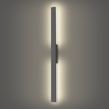 Brilagi - LED Lauko sieninis šviestuvas LUNA LED/24W/230V 4000K IP65 100 cm antracitas