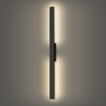 Brilagi - LED lauko sieninis šviestuvas LUNA LED/24W/230V 4000K IP65 100 cm juoda