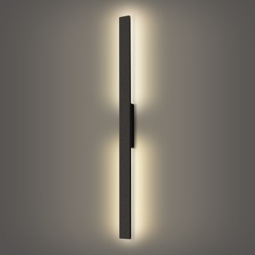 Brilagi - LED lauko sieninis šviestuvas LUNA LED/24W/230V 4000K IP65 100 cm juoda