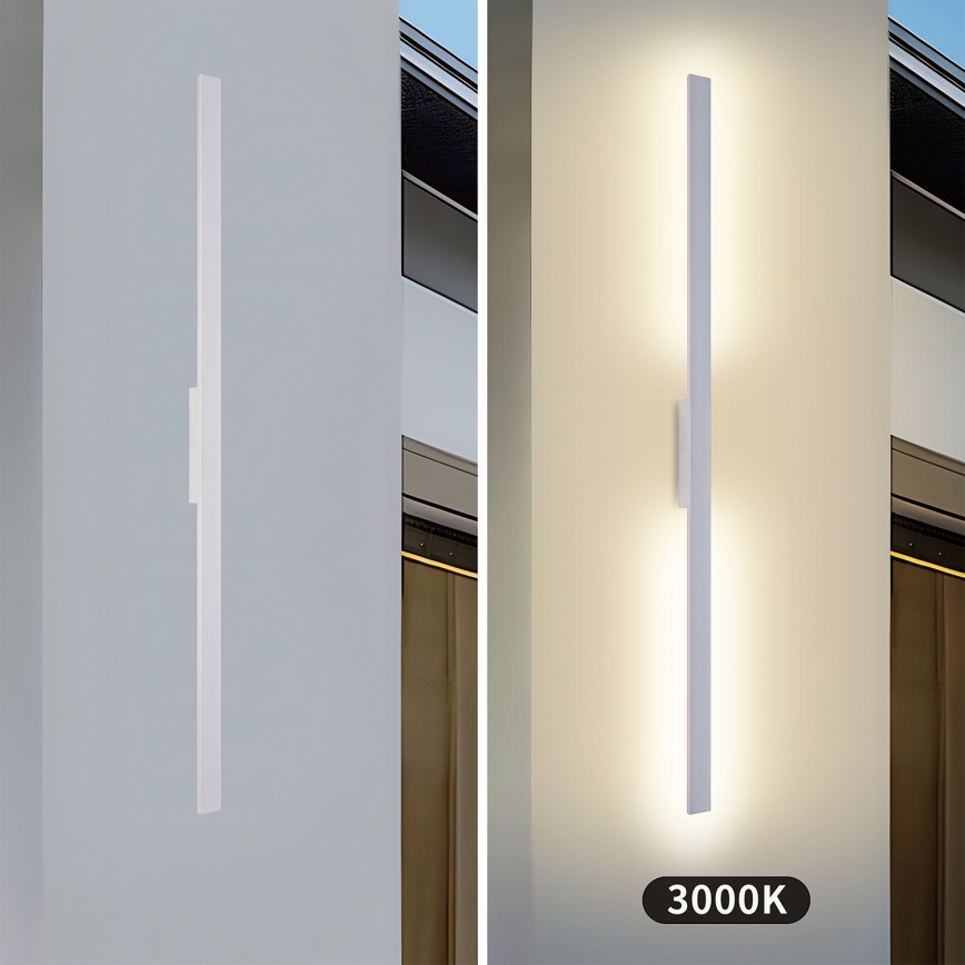 Brilagi - LUNA lauko sieninis LED šviestuvas LED/30W/230V 3000K IP65 150 cm balta CRI 90