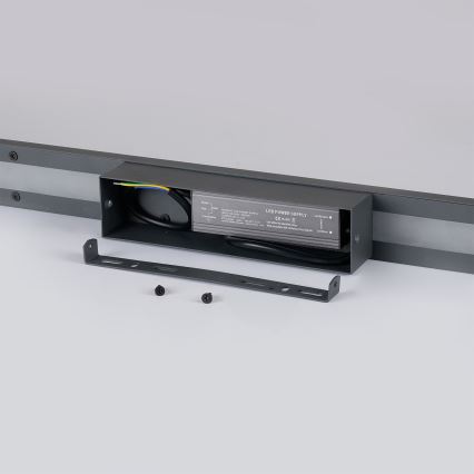 Brilagi - LED lauko sieninis šviestuvas LUNA LED/30W/230V 4000K IP65 150 cm antracitas CRI 90