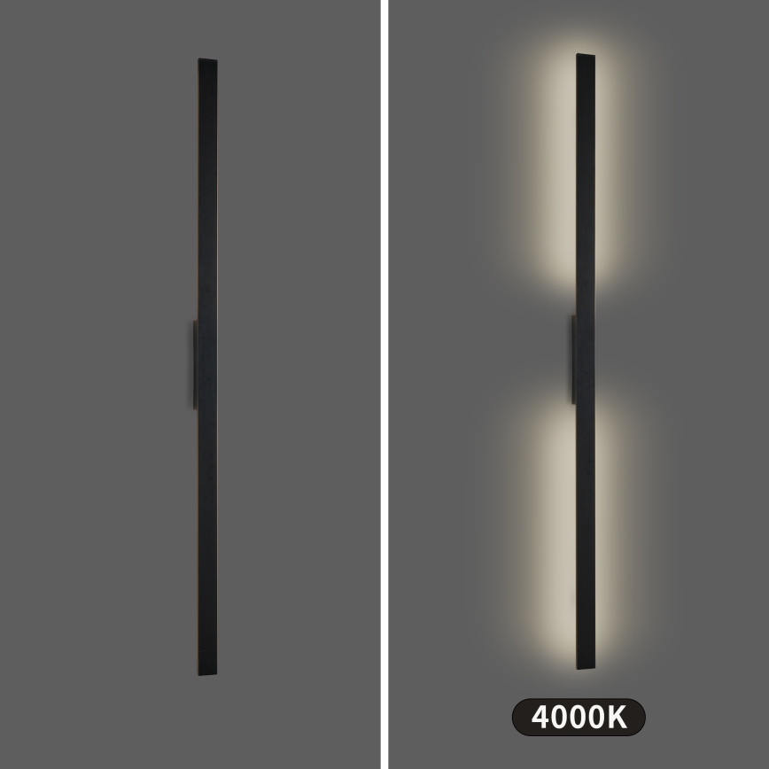 Brilagi - Lauko sieninis šviestuvas LUNA LED/30W/230V 4000K IP65 150 cm juodas CRI 90