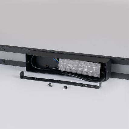 Brilagi - Lauko sieninis šviestuvas LUNA LED/30W/230V 4000K IP65 150 cm juodas CRI 90