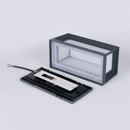 Brilagi - LED lauko sieninis šviestuvas PARKER LED/12W/230V antracitas IP44