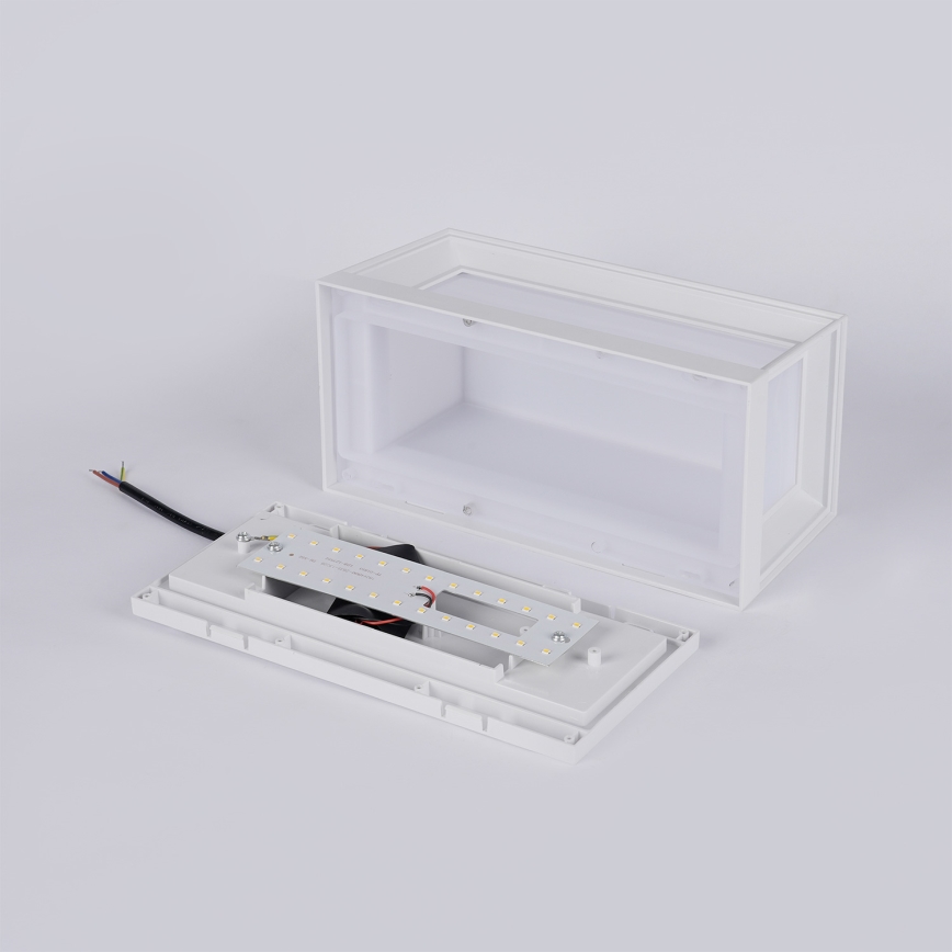 Brilagi - LED lauko sieninis šviestuvas PARKER LED/12W/230V baltas IP44