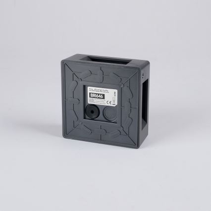 Brilagi - LED Lauko sieninis šviestuvas QUADRAY LED/6W/230V antracito spalvos IP54