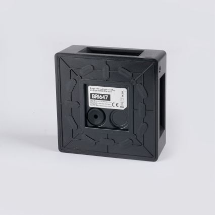 Brilagi - LED lauko sieninis šviestuvas QUADRAY LED/6W/230V juodas IP54
