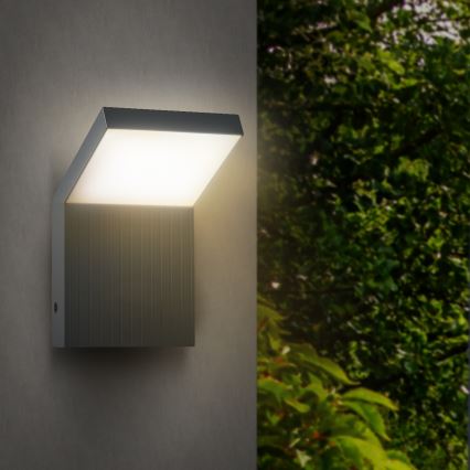 Brilagi - LED lauko sieninis šviestuvas RIANO LED/8W/230V antracitas IP65