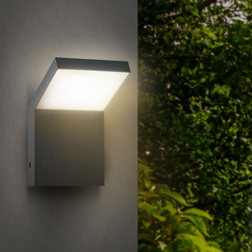 Brilagi - LED lauko sieninis šviestuvas RIANO LED/8W/230V antracitas IP65