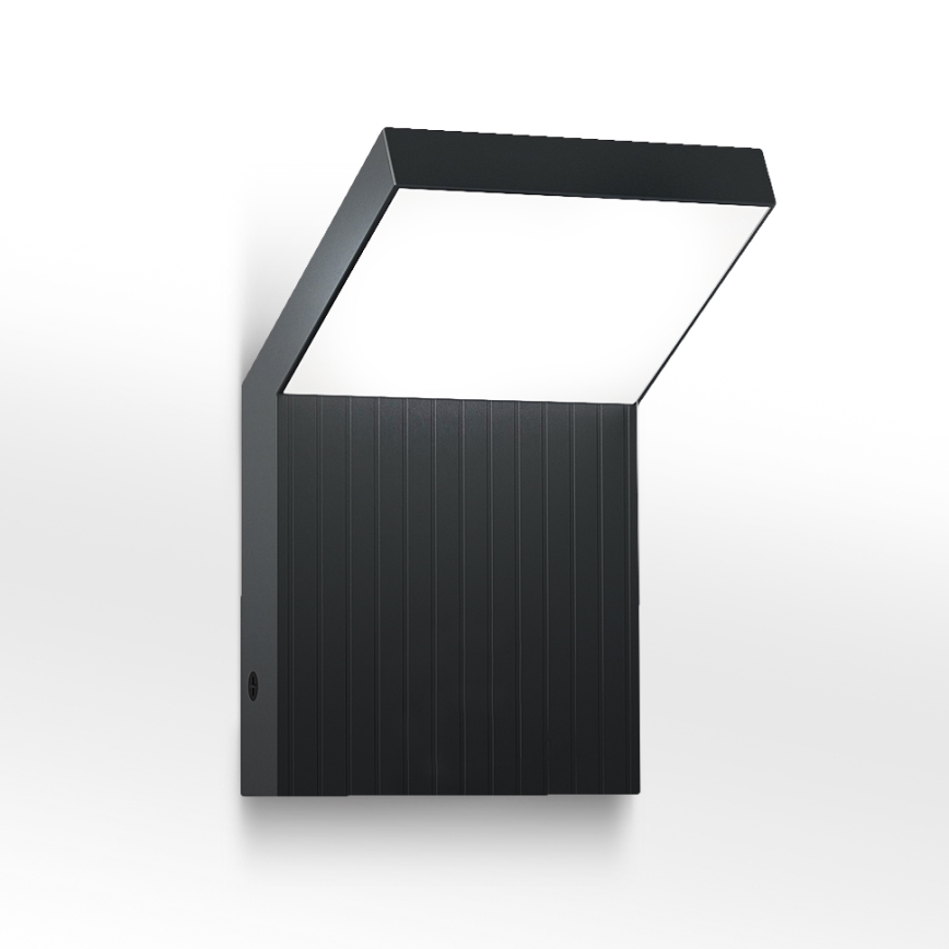 Brilagi - LED lauko sieninis šviestuvas RIANO LED/8W/230V antracitas IP65