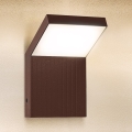 Brilagi - LED lauko sieninis šviestuvas RIANO LED/8W/230V rudos spalvos IP65