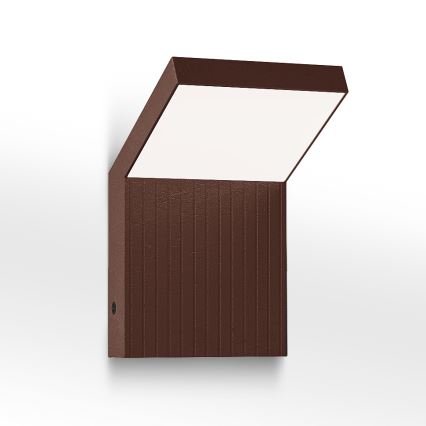 Brilagi - LED lauko sieninis šviestuvas RIANO LED/8W/230V rudos spalvos IP65