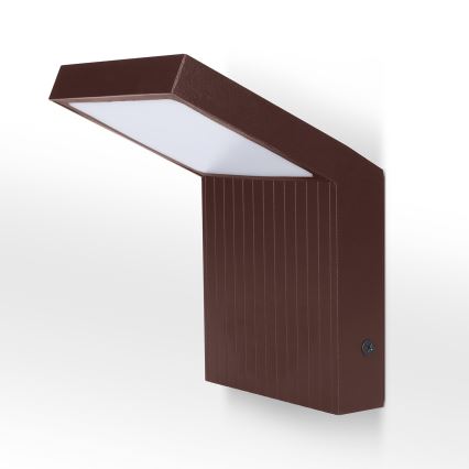 Brilagi - LED lauko sieninis šviestuvas RIANO LED/8W/230V rudos spalvos IP65