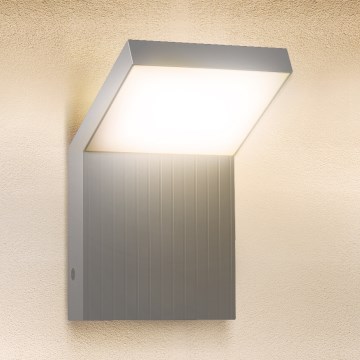 Brilagi - LED lauko sieninis šviestuvas RIANO LED/8W/230V sidabrinis IP65