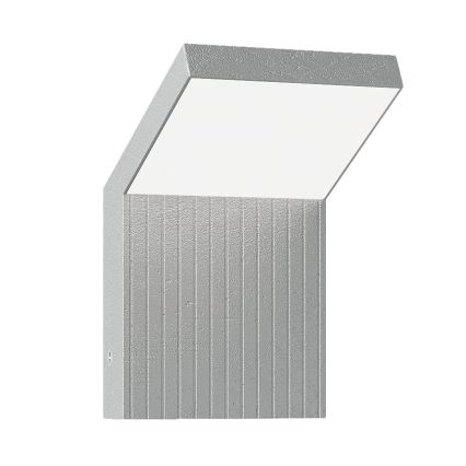 Brilagi - LED lauko sieninis šviestuvas RIANO LED/8W/230V sidabrinis IP65