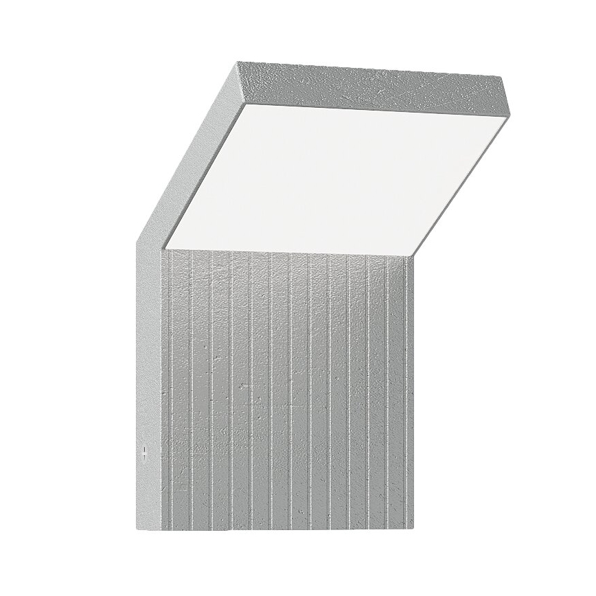 Brilagi - LED lauko sieninis šviestuvas RIANO LED/8W/230V sidabrinis IP65