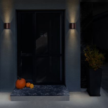 Brilagi - LED lauko sieninis šviestuvas RONDO LED/6W/230V rudos spalvos IP54